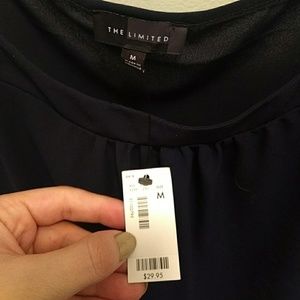 NWT! The Limited. Dark navy blue tank top.